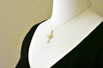 Load image into Gallery viewer, 14k Yellow Gold St Jude Thaddeus Cross Medal Pendant Charm
