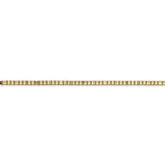 Ladda upp bild till gallerivisning, 14K Yellow Gold 1.5mm Box Bracelet Anklet Necklace Choker Pendant Chain

