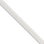 Kép betöltése a galériamegjelenítőbe: Sterling Silver 8.75mm Herringbone Bracelet Anklet Choker Necklace Pendant Chain
