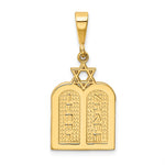 Load image into Gallery viewer, 14k Yellow Gold Torah Star of David Pendant Charm - [cklinternational]
