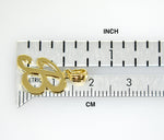 Charger l&#39;image dans la galerie, 14K Yellow Gold Script Initial Letter B Cursive Alphabet Pendant Charm
