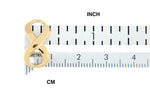 Lataa kuva Galleria-katseluun, 14k Yellow Gold Infinity Symbol Chain Slide Small Pendant Charm
