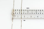將圖片載入圖庫檢視器 14K White Gold 0.5mm Box Bracelet Anklet Choker Necklace Pendant Chain
