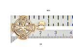 Charger l&#39;image dans la galerie, 14k Yellow Gold Celtic Knot Cross Pendant Charm
