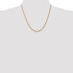 Carregar imagem no visualizador da galeria, 10k Yellow Gold 3.25mm Diamond Cut Rope Bracelet Anklet Choker Necklace Pendant Chain
