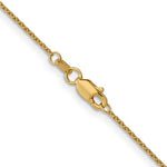 이미지를 갤러리 뷰어에 로드 , 14k Yellow Gold 1mm Cable Bracelet Anklet Choker Necklace Pendant Chain Lobster Clasp

