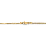 Cargar imagen en el visor de la galería, 14K Yellow Gold 1.5mm Box Bracelet Anklet Necklace Choker Pendant Chain
