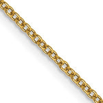 Kép betöltése a galériamegjelenítőbe: 14k Yellow Gold 1.4mm Round Open Link Cable Bracelet Anklet Choker Necklace Pendant Chain
