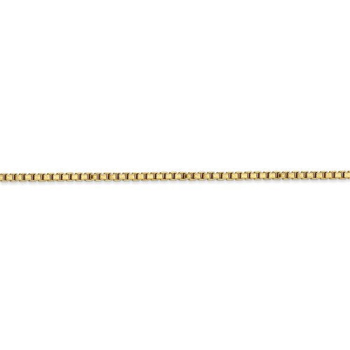 10k Yellow Gold 2mm Box Bracelet Anklet Choker Necklace Pendant Chain Lobster Clasp