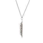 Load image into Gallery viewer, Sterling Silver Mezuzah Pendant Charm Necklace 18 inches
