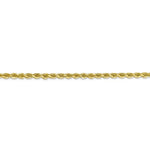 Cargar imagen en el visor de la galería, 10k Yellow Gold 2.75mm Diamond Cut Rope Bracelet Anklet Choker Necklace Pendant Chain
