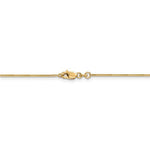 Carica l&#39;immagine nel visualizzatore di Gallery, 14K Solid Yellow Gold 0.90mm Classic Round Snake Bracelet Anklet Choker Necklace Pendant Chain
