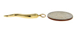 Lataa kuva Galleria-katseluun, 14k Yellow Gold Italian Horn Lucky 3D Pendant Charm - [cklinternational]
