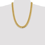 Lade das Bild in den Galerie-Viewer, 14k Yellow Gold 12.6mm Miami Cuban Link Bracelet Anklet Choker Necklace Pendant Chain
