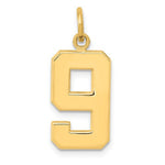 Carica l&#39;immagine nel visualizzatore di Gallery, 14k Yellow Gold Number 1 One Pendant Charm
