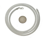 Lade das Bild in den Galerie-Viewer, Sterling Silver 3.25mm Herringbone Bracelet Anklet Choker Necklace Pendant Chain
