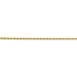 Ladda upp bild till gallerivisning, 10k Yellow Gold 1.75mm Diamond Cut Rope Bracelet Anklet Necklace Pendant Chain
