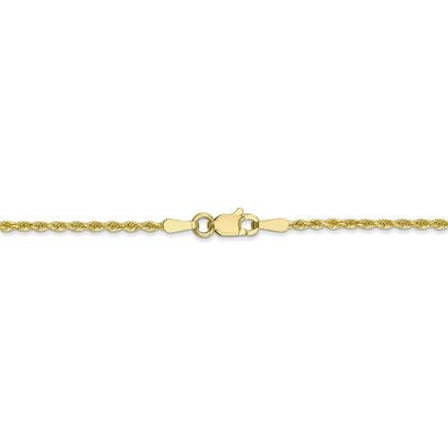 10k Yellow Gold 1.75mm Diamond Cut Rope Bracelet Anklet Necklace Pendant Chain