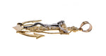 Load image into Gallery viewer, 14k Gold Two Tone Mariners Cross Crucifix Pendant Charm - [cklinternational]
