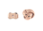 Charger l&#39;image dans la galerie, 14k Rose Gold Small Classic Love Knot Stud Post Earrings
