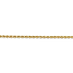 画像をギャラリービューアに読み込む, 14k Yellow Gold 2.25mm Diamond Cut Rope Bracelet Anklet Choker Necklace Chain Lobster Clasp
