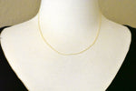 Cargar imagen en el visor de la galería, 14k Yellow Gold 0.75mm Polished Cable Bracelet Anklet Choker Necklace Pendant Chain
