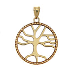 Afbeelding in Gallery-weergave laden, 14k Yellow Gold Tree of Life Pendant Charm
