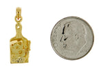 Φόρτωση εικόνας στο εργαλείο προβολής Συλλογής, 14k Yellow Gold Cheese Board with Knife Pendant Charm
