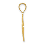 Load image into Gallery viewer, 14k Yellow Gold Passport Pendant Charm
