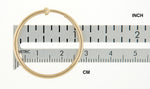 Carregar imagem no visualizador da galeria, 14K Yellow Gold 29mm x 2mm Non Pierced Round Hoop Earrings
