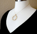 Charger l&#39;image dans la galerie, 14K Yellow Gold 1 oz American Eagle U.S. $50 24K Buffalo 1 oz Cat 1 oz Krugerrand Coin Holder Prong Bezel Pendant Charm for 32.7mm Coins
