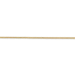 Cargar imagen en el visor de la galería, 14K Yellow Gold 1.30mm Box Bracelet Anklet Necklace Choker Pendant Chain
