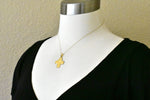 Indlæs billede til gallerivisning 14k Yellow Gold Cross Cruciform Four Way Medal Pendant Charm
