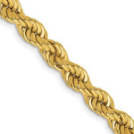 画像をギャラリービューアに読み込む, 14k Yellow Gold 5mm Rope Bracelet Anklet Choker Necklace Pendant Chain
