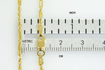 Загрузить изображение в средство просмотра галереи, 14K Solid Yellow Gold 1.8mm Diamond Cut Milano Rope Bracelet Anklet Choker Necklace Pendant Chain
