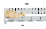 Carica l&#39;immagine nel visualizzatore di Gallery, 14k Yellow Gold Flip Flop Slipper Sandal 3D Pendant Charm
