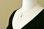 이미지를 갤러리 뷰어에 로드 , 14K Yellow Gold Script Initial Letter I Cursive Alphabet Pendant Charm
