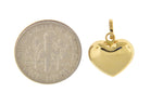 Indlæs billede til gallerivisning 14k Yellow Gold Small Puffy Heart 3D Pendant Charm
