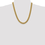 Kép betöltése a galériamegjelenítőbe: 14k Yellow Gold 9.3mm Miami Cuban Link Bracelet Anklet Choker Necklace Pendant Chain
