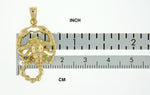 Carica l&#39;immagine nel visualizzatore di Gallery, 14k Yellow Gold Scorpio Zodiac Horoscope Large Pendant Charm
