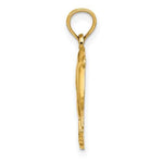 Load image into Gallery viewer, 14k Yellow Gold Rehoboth DE Dolphins Pendant Charm
