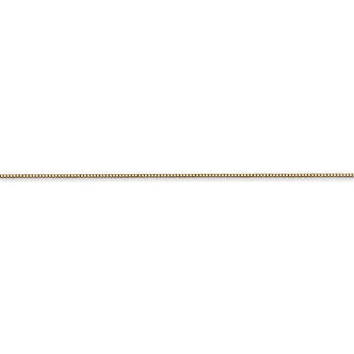 14K Yellow Gold 0.5mm Box Bracelet Anklet Necklace Choker Pendant Chain