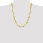 Lataa kuva Galleria-katseluun, 14k Yellow Gold 6.5mm Silky Herringbone Bracelet Anklet Choker Necklace Pendant Chain
