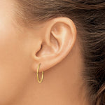 Load image into Gallery viewer, 14K Yellow Gold 17mm x 1.25mm Round Endless Hoop Earrings
