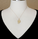 Load image into Gallery viewer, 14k Yellow Gold Scorpio Zodiac Horoscope Large Pendant Charm
