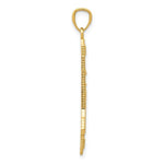 Load image into Gallery viewer, 14k Yellow Gold Bow and Arrow Open Back Pendant Charm
