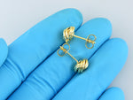 Load image into Gallery viewer, 14k Yellow Gold 9mm Classic Love Knot Stud Post Earrings
