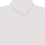Lade das Bild in den Galerie-Viewer, 14k Yellow Gold 0.60mm Thin Cable Rope Necklace Pendant Chain
