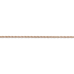 画像をギャラリービューアに読み込む, 14k Rose Gold 1.15mm Cable Rope Necklace Pendant Chain
