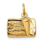 Charger l&#39;image dans la galerie, 14k Yellow Gold Sardines in Can 3D Pendant Charm
